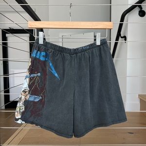 Metallica t shirt shorts